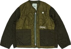 Куртка OAMC Woven Re Work Zipped Liner &apos;Sea Green&apos;, зеленый