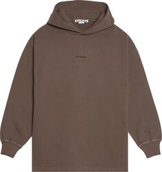 Толстовка Acne Studios Logo Hooded Sweatshirt &apos;Stone Grey&apos;, серый