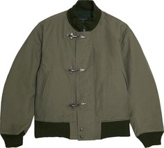 Куртка Engineered Garments Cotton Double Cloth Deck Jacket &apos;Olive&apos;, зеленый