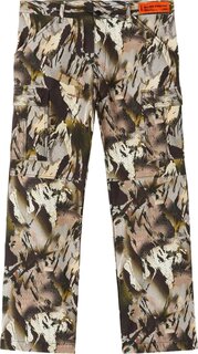 Брюки Heron Preston Camo Cargo Pocket Baggy Pant &apos;Camo Green&apos;, зеленый