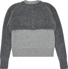 Пуловер Sacai Knit Pullover &apos;Grey&apos;, серый