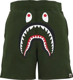 Шорты BAPE Shark Sweat Shorts &apos;Olivedrab&apos;, зеленый