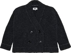 Кардиган MM6 Maison Margiela Knitted Cardigan &apos;Dark Grey Melange&apos;, серый