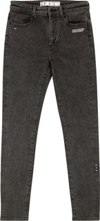 Джинсы Off-White Denim Skinny Jeans &apos;Dark Grey&apos;, серый