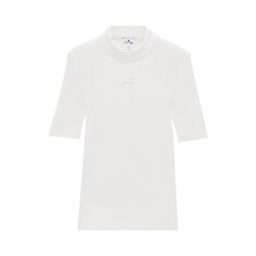 Свитер Courrèges Short-Sleeve Rib Knit Sweater &apos;Heritage White&apos;, белый Courreges
