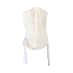 Рубашка MM6 Maison Margiela 6 Logo Shirt &apos;Off White&apos;, белый