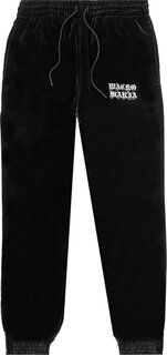 Брюки Wacko Maria Velvet Pants &apos;Black&apos;, черный