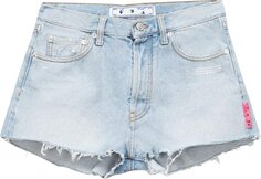 Шорты Off-White Denim Shorts &apos;Light Blue&apos;, синий