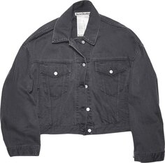 Куртка Acne Studios Loose Fit Denim Jacket &apos;Dark Grey&apos;, серый