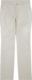 Брюки Courrèges 5-Pocket Vinyl Pants &apos;Mastic Grey&apos;, серый Courreges