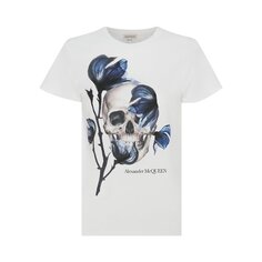 Футболка Alexander McQueen Fitted T-Shirt &apos;White&apos;, белый