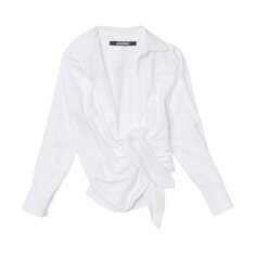 Рубашка Jacquemus La Chemise Bahia Shirt &apos;White&apos;, белый