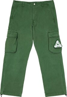 Брюки Palace Garment Dyed Cargo Trouser &apos;Olive&apos;, зеленый