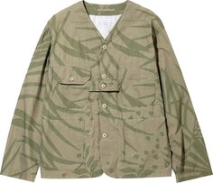 Кардиган Engineered Garments Cardigan Jacket &apos;Khaki/Olive&apos;, зеленый