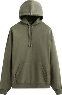 Худи Kith Crystal Wash Interlock Williams III Hoodie &apos;Flagstaff&apos;, зеленый