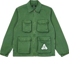 Куртка Palace Garment Dyed Jacket &apos;Olive&apos;, зеленый