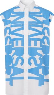 Рубашка Burberry Universal Passport Sleeveless Shirt &apos;Blue Topaz&apos;, синий