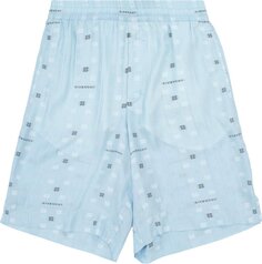 Шорты Givenchy Skate Fit Shorts With Elastic Waist Band &apos;Navy/Light Blue&apos;, синий