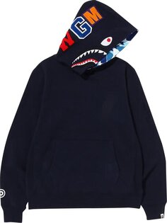 Худи BAPE Shark Pullover Hoodie &apos;Navy&apos;, синий