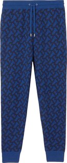 Спортивные брюки Burberry Monogram Jacquard Sweatpants &apos;Royal Blue&apos;, синий