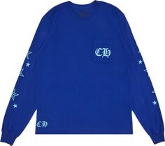 Рубашка Chrome Hearts Star Long-Sleeve Shirt &apos;Blue&apos;, синий