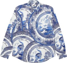 Рубашка Palace China Plate Shirt &apos;Navy&apos;, синий