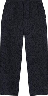 Брюки Stussy Leopard Beach Pant &apos;Ink Blue&apos;, синий