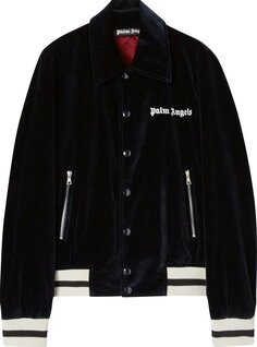 Куртка Palm Angels Sunday Baseball Jacket &apos;Indigo/Off White&apos;, синий