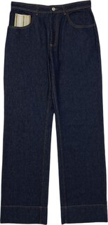 Джинсы Wales Bonner Miles Jeans &apos;Blue/Multicolor&apos;, синий