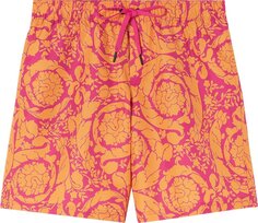 Шорты Versace Mare Shorts &apos;Magenta/Tangerine&apos;, фиолетовый