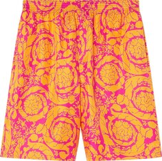 Шорты Versace Shorts &apos;Magenta/Tangerine&apos;, фиолетовый