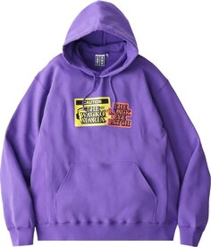 Толстовка Wacko Maria x BlackEyePatch Pullover Hooded Sweatshirt &apos;Purple&apos;, фиолетовый