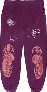 Спортивные брюки Sp5der Nocturnal Highway Sweatpants &apos;Purple&apos;, фиолетовый