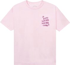 Футболка Anti Social Social Club Coral Crush Tee &apos;Pink&apos;, розовый