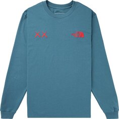 Лонгслив The North Face x KAWS Long-Sleeve Tee &apos;Mallard Blue&apos;, синий