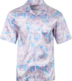 Рубашка Martine Rose Oversized Hawaiian Shirt &apos;Lilac Floral&apos;, фиолетовый