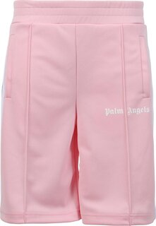 Брюки Palm Angels Slim Track Pants &apos;Almond Blossom/White&apos;, розовый