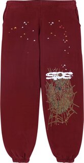 Спортивные брюки Sp5der Sweatpants &apos;Maroon&apos;, красный