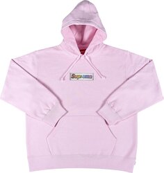 Толстовка Supreme Bling Box Logo Hooded Sweatshirt &apos;Light Pink&apos;, розовый