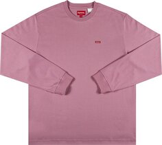 Лонгслив Supreme Small Box Long-Sleeve Tee &apos;Pink&apos;, розовый