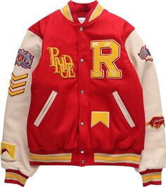 Куртка Rhude Bull Market Varsity Jacket &apos;Red/Creme&apos;, красный