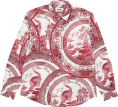 Рубашка Palace China Plate Shirt &apos;Red&apos;, красный