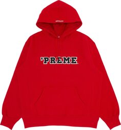 Толстовка Supreme &apos;Preme Hooded Sweatshirt &apos;Red&apos;, красный