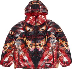 Пуховик Supreme Reversible Featherweight Down Puffer Jacket &apos;Red&apos;, красный