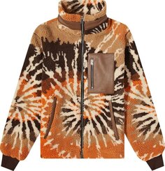 Куртка Amiri Tie Dye Track Jacket &apos;Orange/Black&apos;, оранжевый
