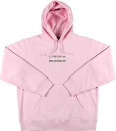 Толстовка Supreme x Burberry Box Logo Hooded Sweatshirt &apos;Light Pink&apos;, розовый