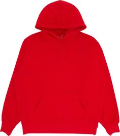 Толстовка Supreme Satin Appliqu Hooded Sweatshirt &apos;Red&apos;, красный