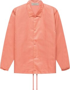 Куртка Fear of God Essentials Coaches Jacket &apos;Coral&apos;, оранжевый