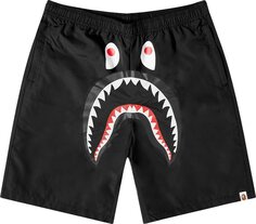 Шорты BAPE Space Camo Shark Reversible Shorts &apos;Black&apos;, черный