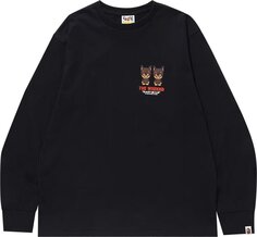 Лонгслив BAPE x XO The Weeknd Long-Sleeve Tee &apos;Black&apos;, черный